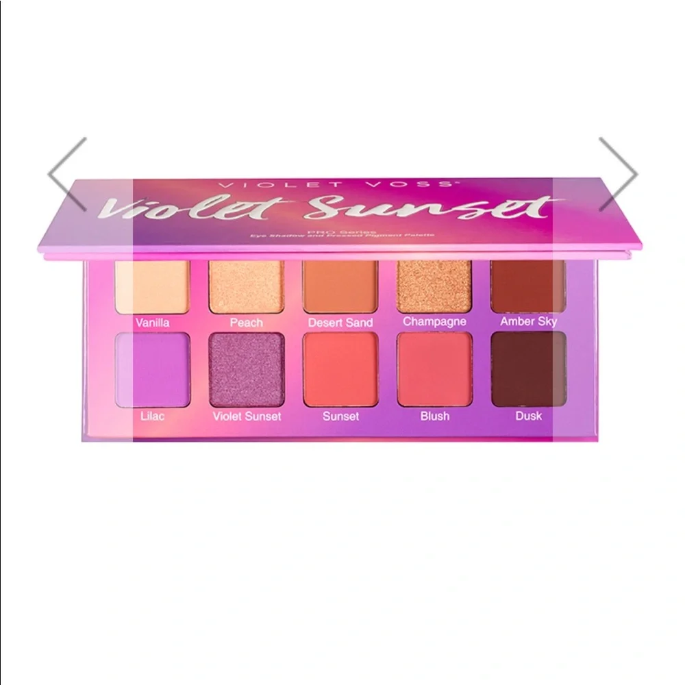 VIOLET VOSS Violet Sunset Eyeshadow Press Pigment Palette $36 NIP